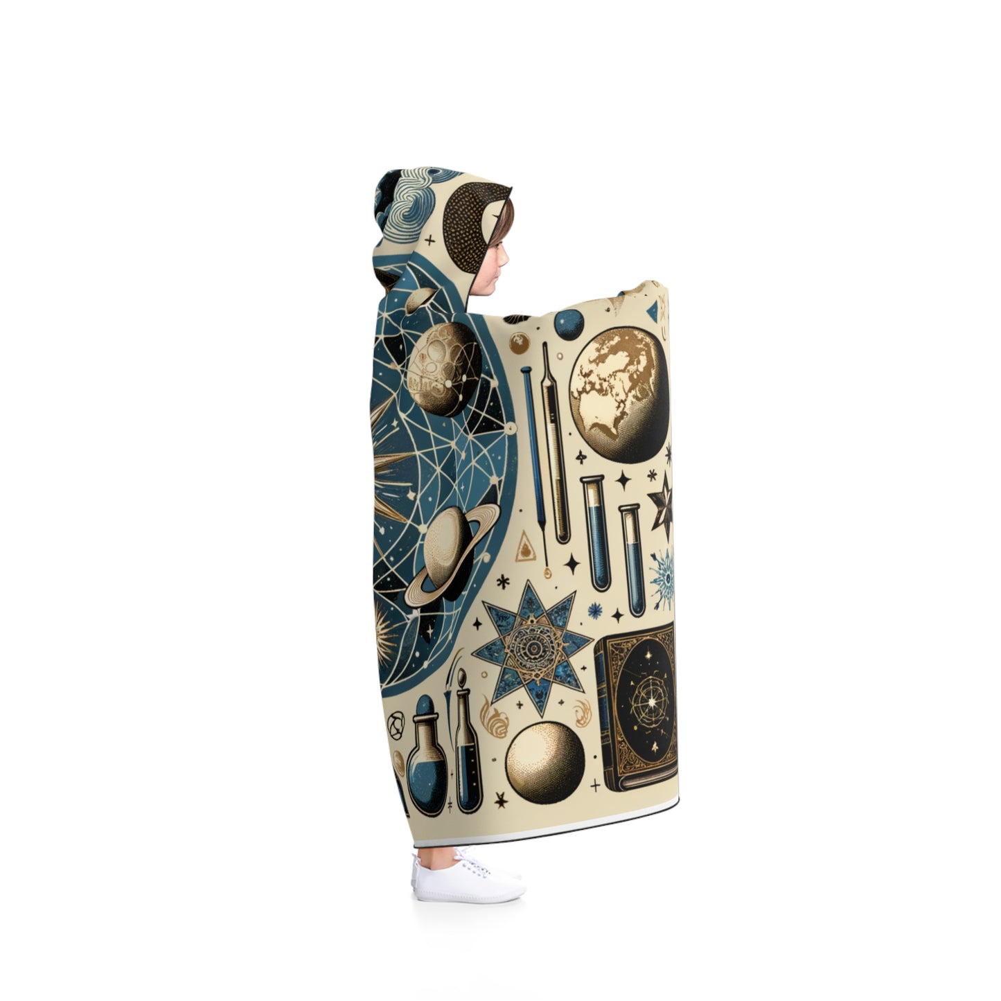 Space Physics Hooded Blanket