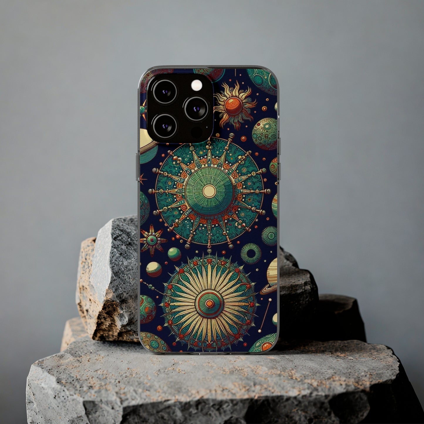 "space in my dreams" silicon phone case