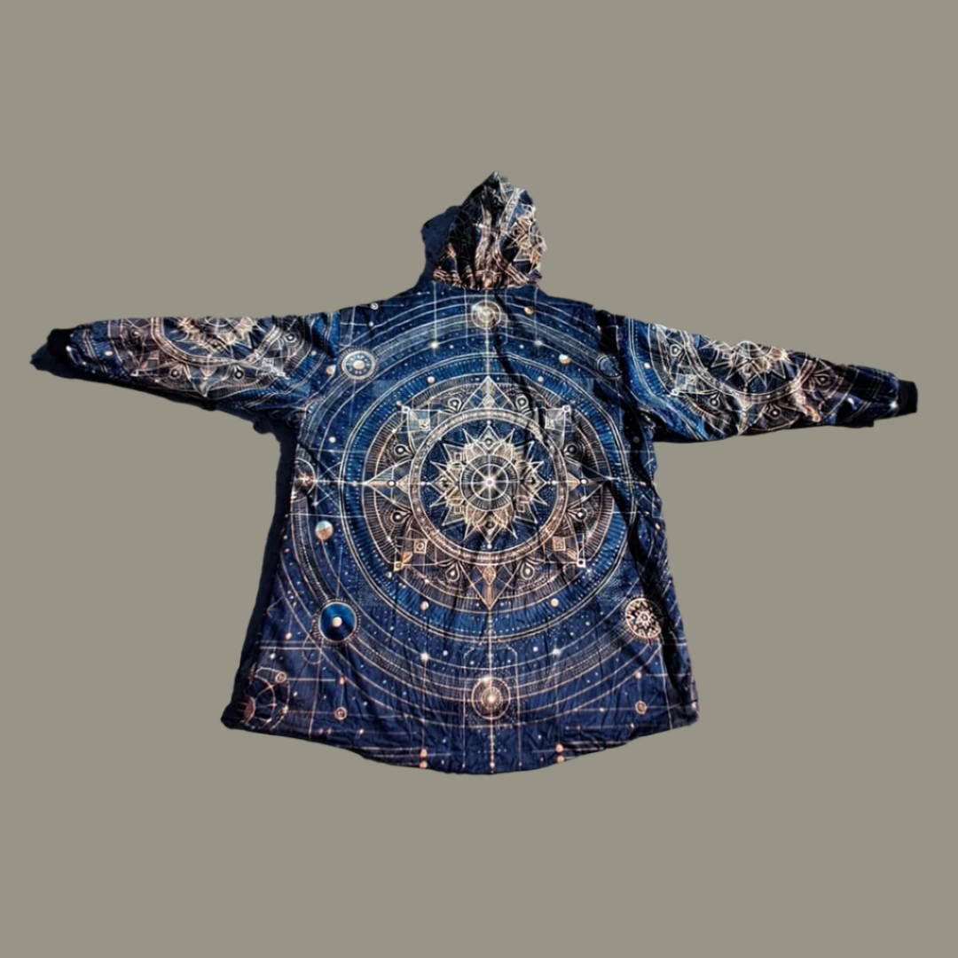 Celestial Space Women's Hooded Blanket - Dreaming and Sleep Atmosphere